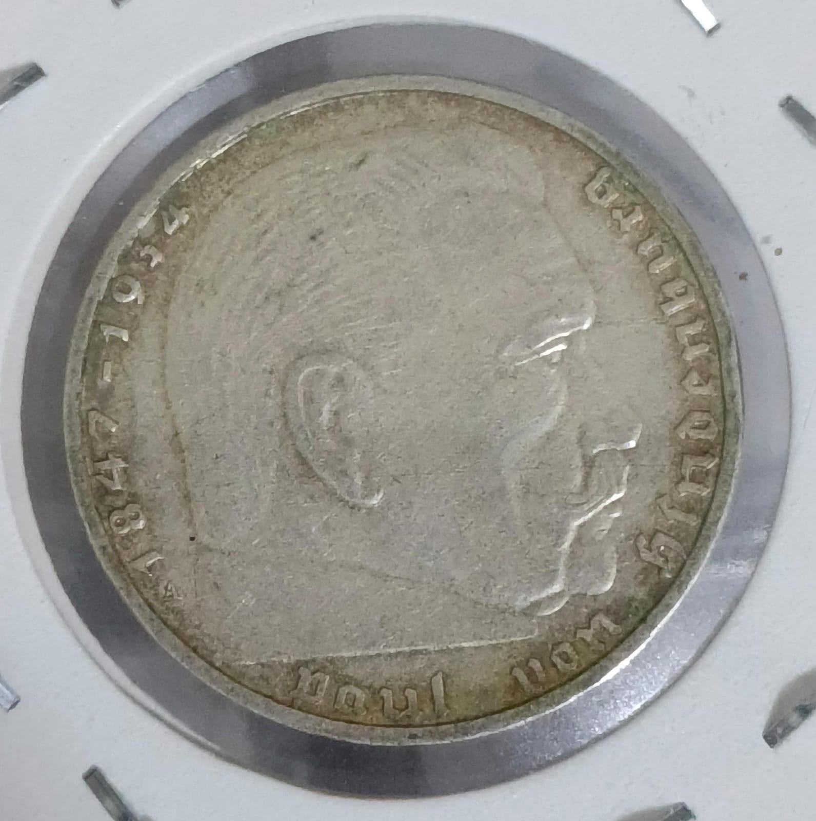 2 Reichsmark Paul von Hindenburg 1939