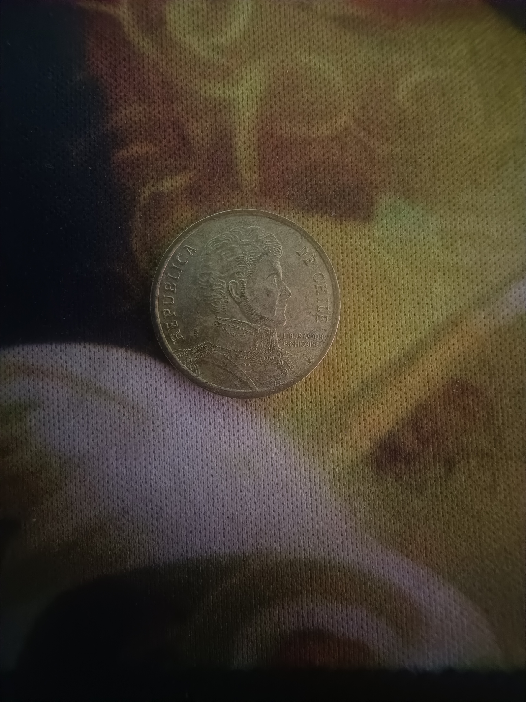 Reverso de 10 pesos