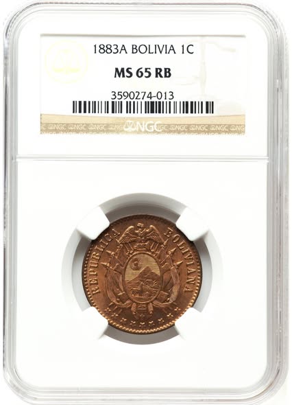 MONEDA DE UN CENTAVO EN ALTÍSIMO GRADO DE CONSERVACIÓN, ACUÑADA EN LA MONNAIE DE PARÍS