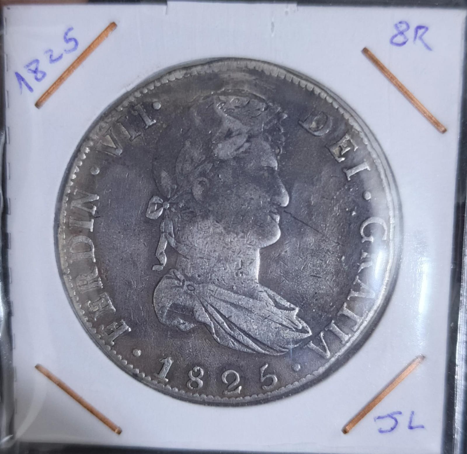 8 REALES BOLIVIANOS 1825