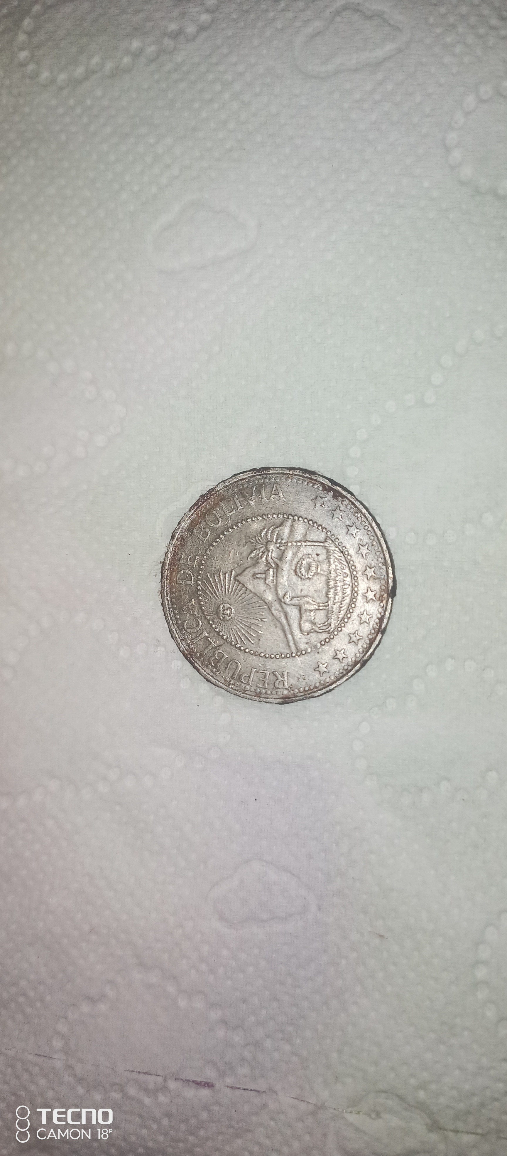 Reverso de Boliviano