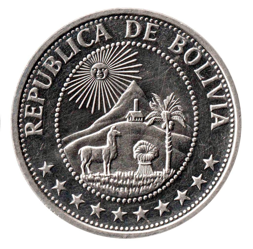 REPORTE DE MONEDA "LOW MINTAGE" DE BOLIVIA