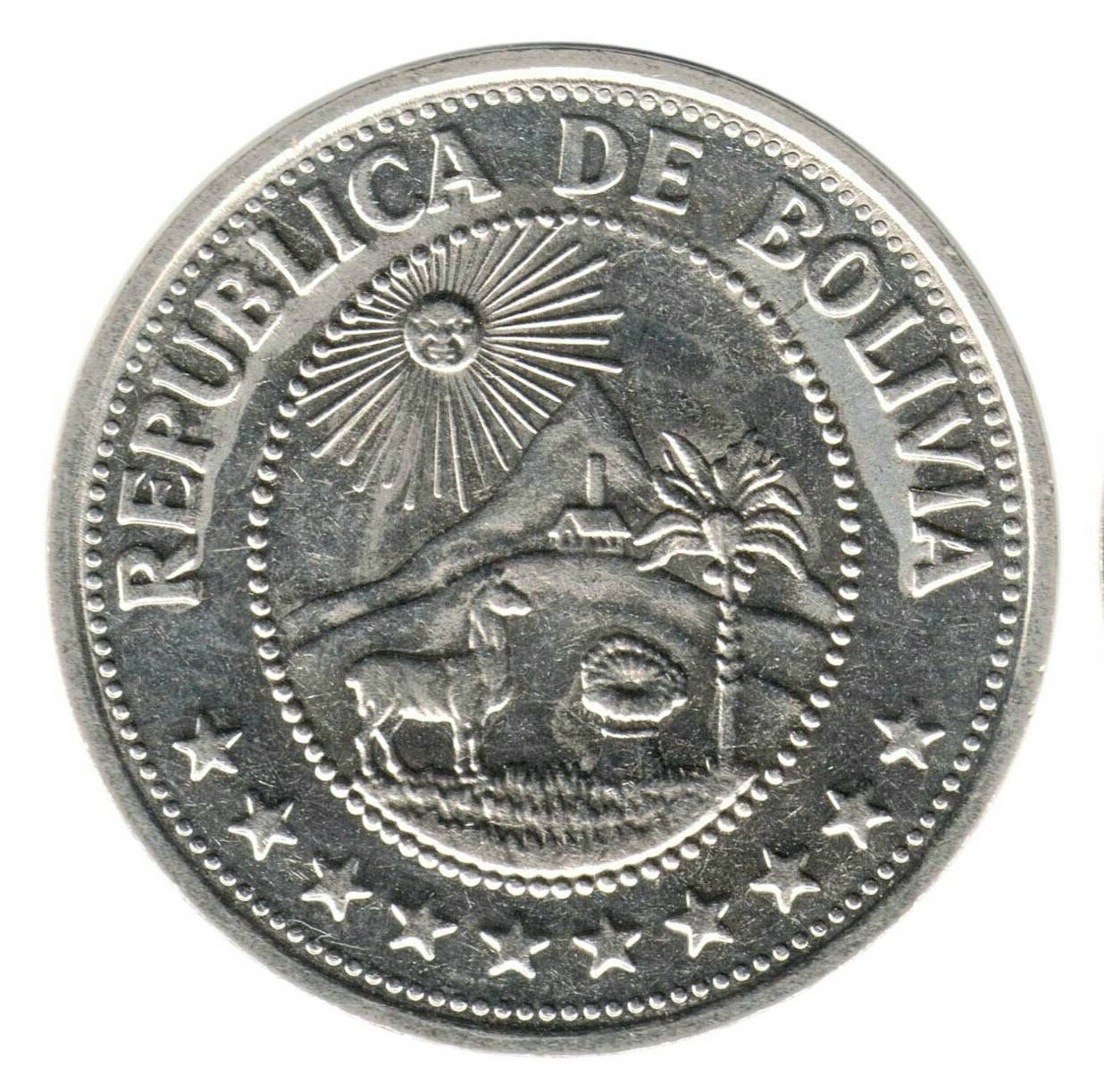 REPORTE DE MONEDA "LOW MINTAGE" DE BOLIVIA
