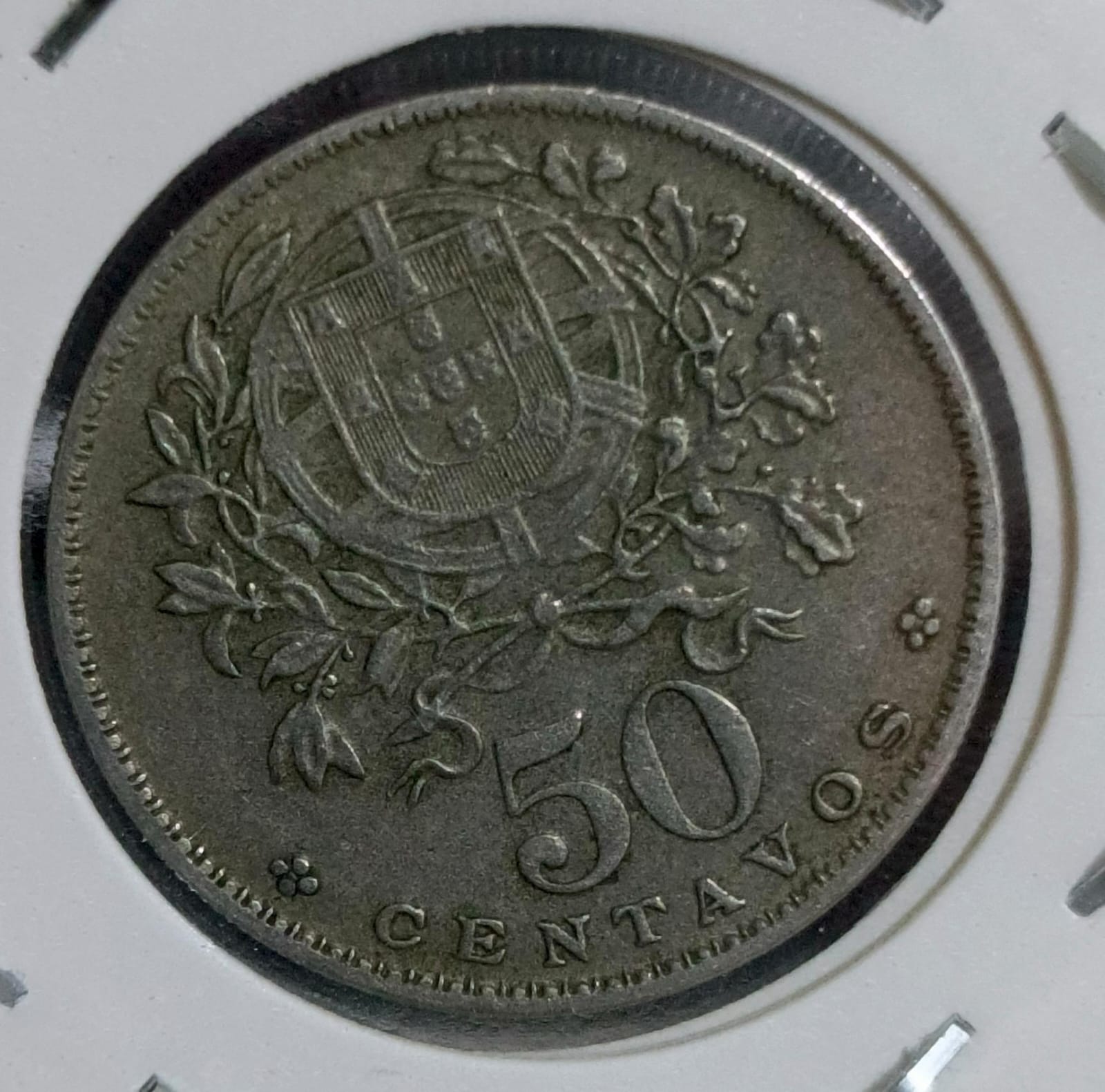 Reverso de 50 centavos 1968